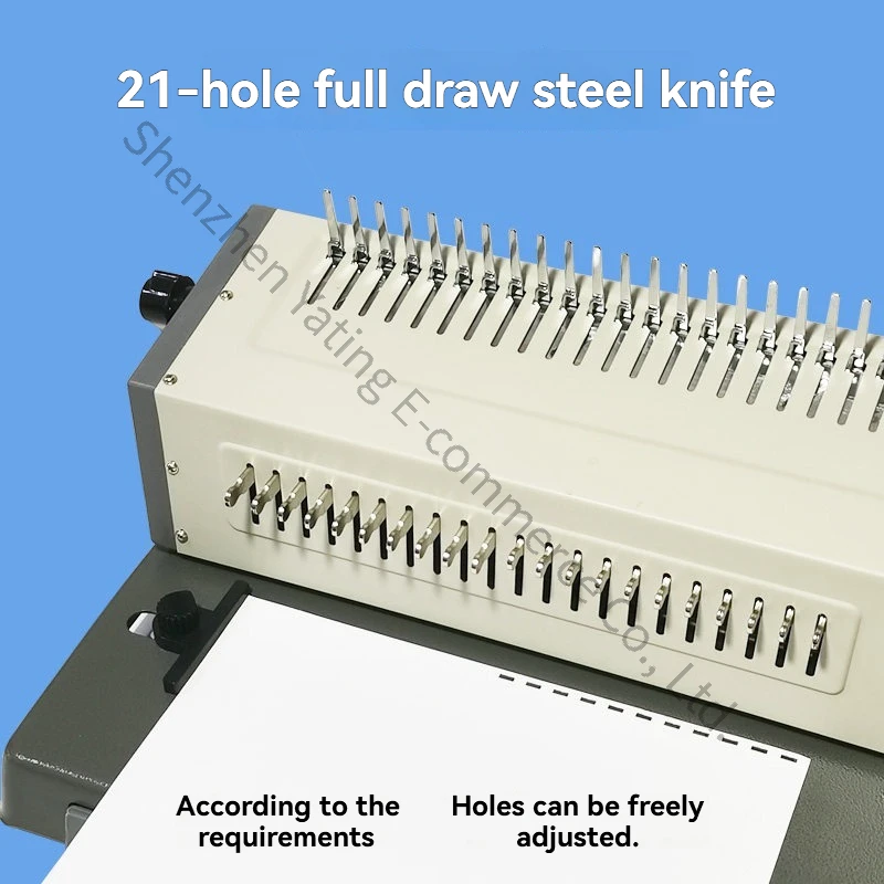 ماكينة تجليد بالمشط 21 فتحة، م - مراجعة Binding Machine Comb وسعره