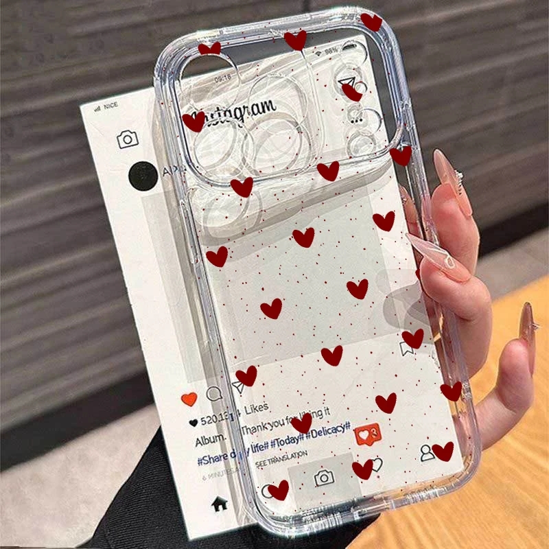 جراب هاتف شفاف بتصميم قلب بسيط - مراجعة Receipt Printer Thermal وسعره