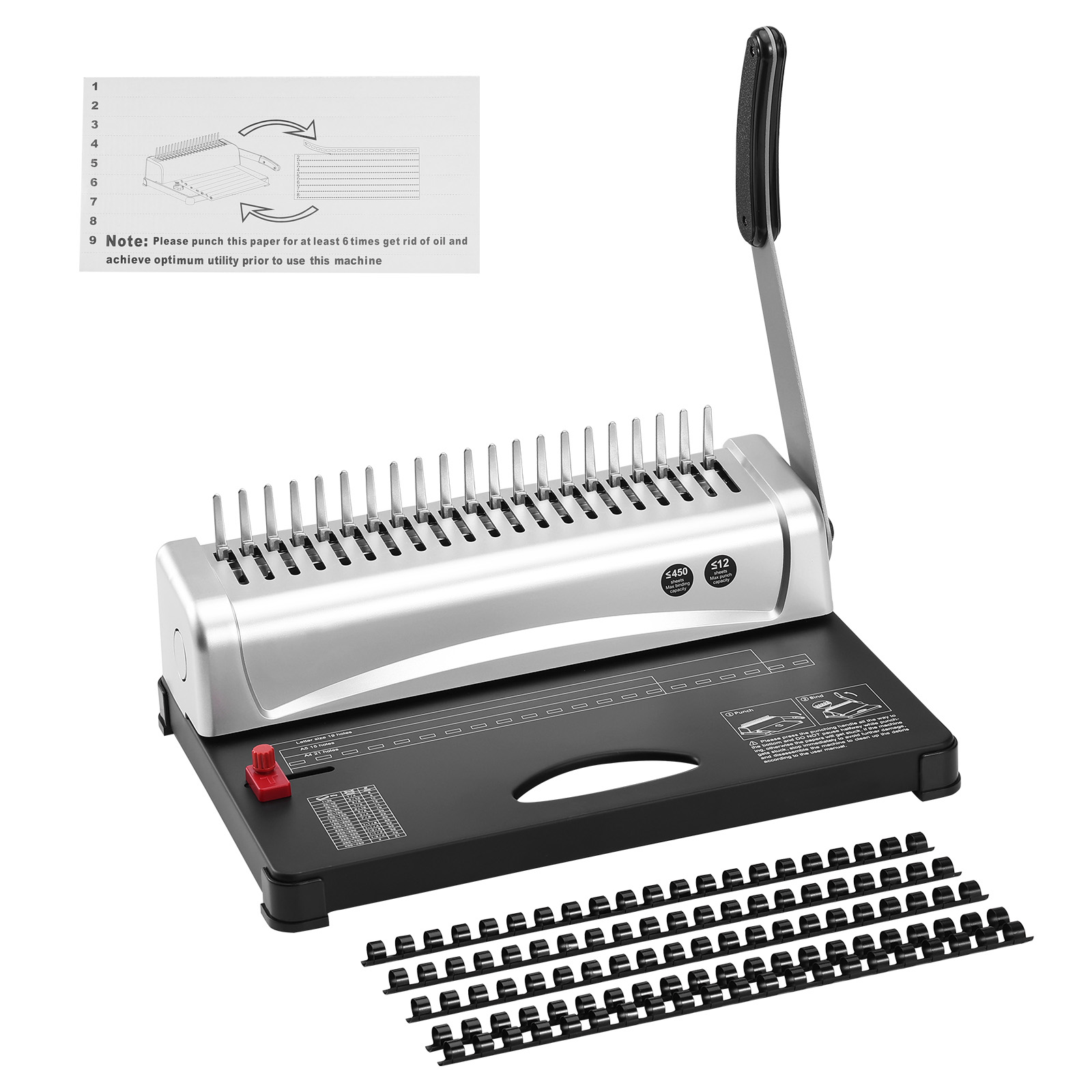 ماكينة تجليد VEVOR، ماكينة تجل - مراجعة Binding Machine Comb وسعره